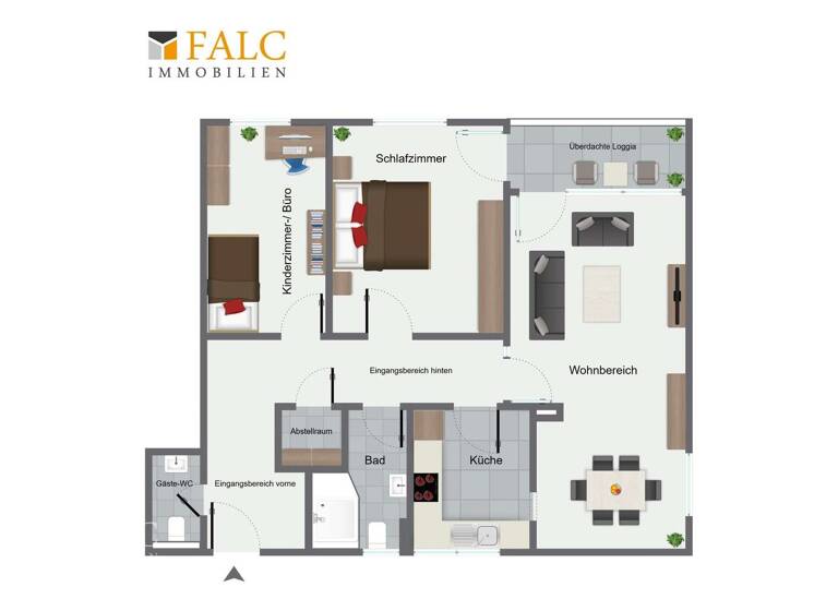 WG-Zimmer zum Kauf 249.000 € 3 Zimmer 81 m² Nordhoffstraße 16 Aachen 52074