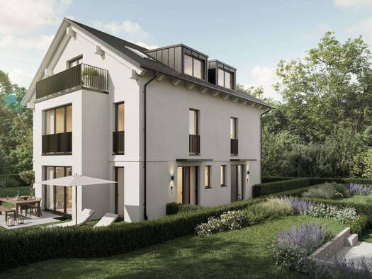 Doppelhaushälfte zum Kauf - Erstbezug provisionsfrei 1.098.000 € 5 Zimmer 154 m² 377 m² Grundstück Kirchenstraße 9 Seefeld 82229