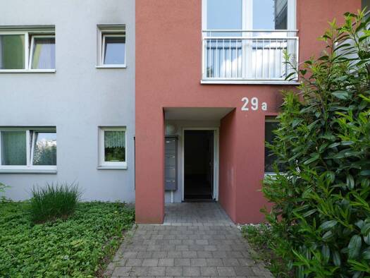 Wohnung zur Miete nur mit Wohnberechtigungsschein 447 € 2 Zimmer 53,7 m² 1. Geschoss frei ab 01.08.2026 Goerdelerstraße 29 a Bruck Erlangen 91058