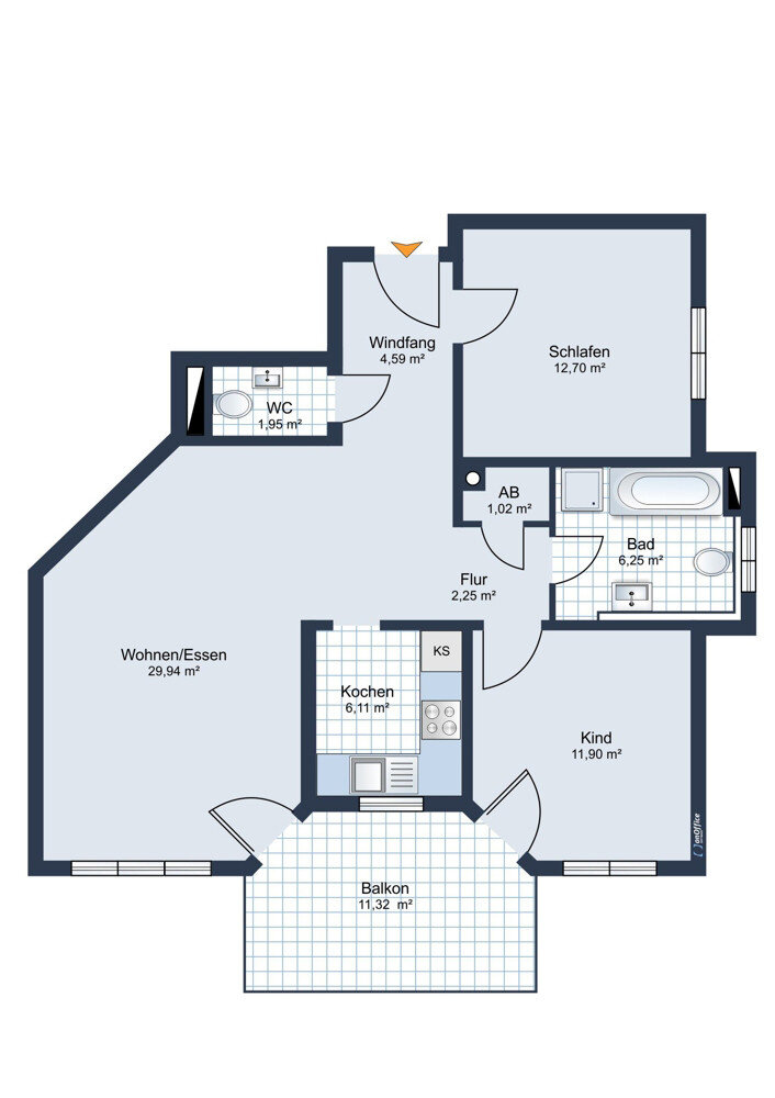 Wohnung zur Miete 690 € 3 Zimmer 81 m²<br/>Wohnfläche 2.<br/>Geschoss 01.02.2025<br/>Verfügbarkeit Cortendorf Coburg 96450