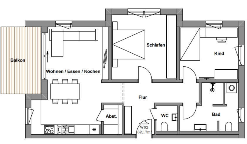 Wohnung zur Miete 1.150 € 3 Zimmer 82,2 m²<br/>Wohnfläche 1.<br/>Geschoss 01.04.2025<br/>Verfügbarkeit Kiefernstraße 24 Ergolding Ergolding 84030