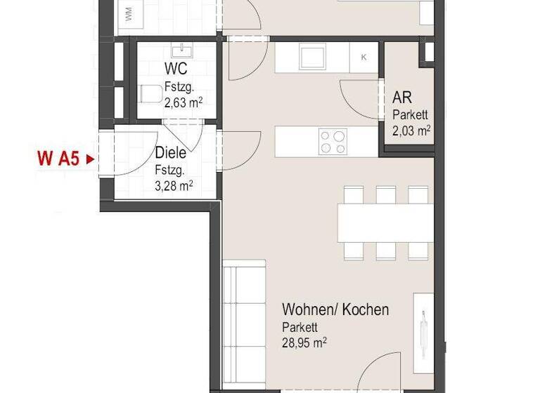 Wohnung zum Kauf provisionsfrei 346.358 € 2 Zimmer 56,8 m² Piesendorf-Fürth 5721