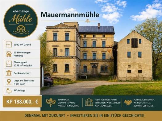 Mehrfamilienhaus zum Kauf 188.000 € 1 Zimmer 1.256 m² 1.988 m² Grundstück Pethau Zittau 02763