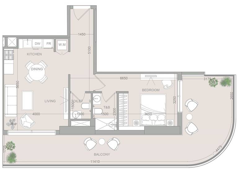 Wohnung zum Kauf provisionsfrei 392.048 € 2 Zimmer 94,8 m² Dubai 00000