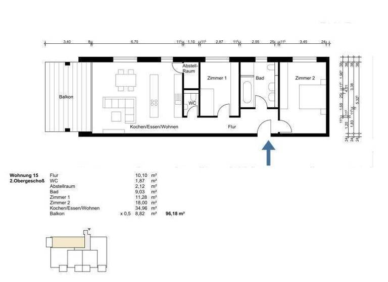 Wohnung zum Kauf - Erstbezug provisionsfrei 710.000 € 3 Zimmer 96,2 m² 2. Geschoss Ludwigshafen Bodman-Ludwigshafen 78351