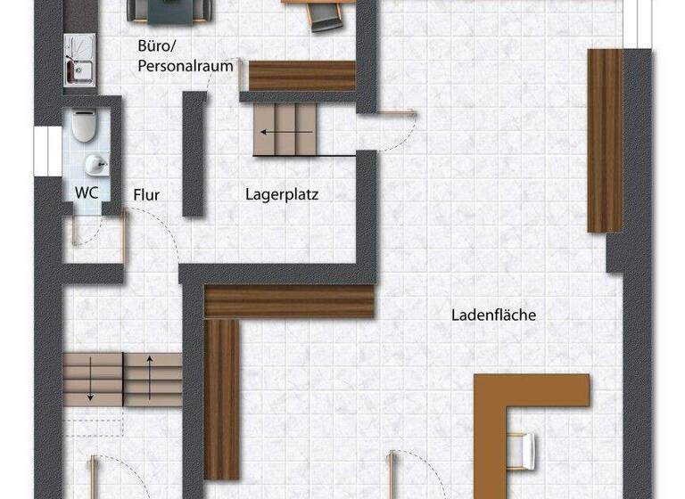 Laden zur Miete 980 € 2 Zimmer 54 m² Verkaufsfläche Günzburg 89312