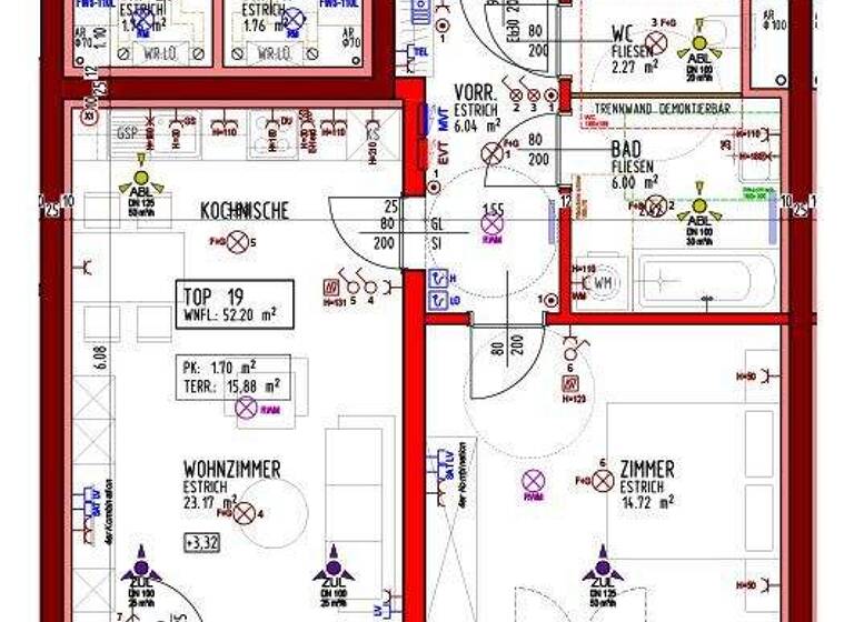 Wohnung zur Miete 615 € 52,2 m² Breiten 1a/4 Ybbs an der Donau 3370