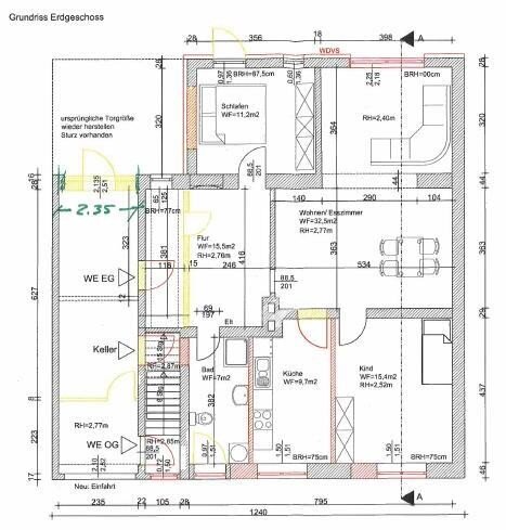 Mehrfamilienhaus zum Kauf 450.000 € 7 Zimmer 223,8 m²<br/>Wohnfläche 695 m²<br/>Grundstück Sachsenhausen Oranienburg 16515