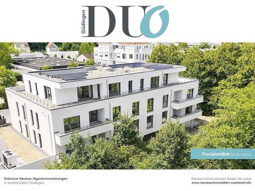 Wohnung zum Kauf - Erstbezug provisionsfrei 348.500 € 3 Zimmer 86,6 m² St Arnual Saarbrücken 66119