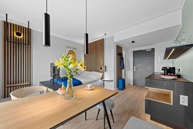 Wohnung zur Miete Wohnen auf Zeit 1.438 € 1 Zimmer 19 m² frei ab sofort Dörpfeldstraße Adlershof Berlin 12489