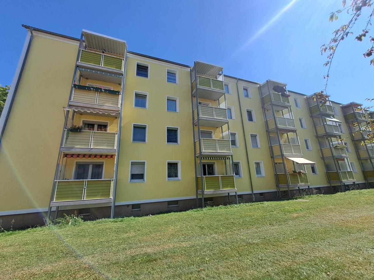 Wohnung zur Miete 355 € 2 Zimmer 59,2 m²<br/>Wohnfläche 2.<br/>Geschoss Alleestr. 104C Gröba Riesa 01591