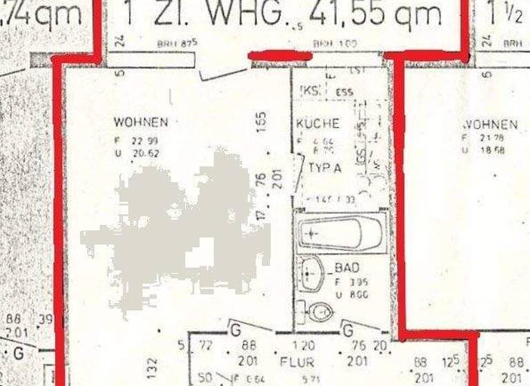 Studio zum Kauf provisionsfrei 55.000 € 1 Zimmer 41,6 m² Herzberg 37412
