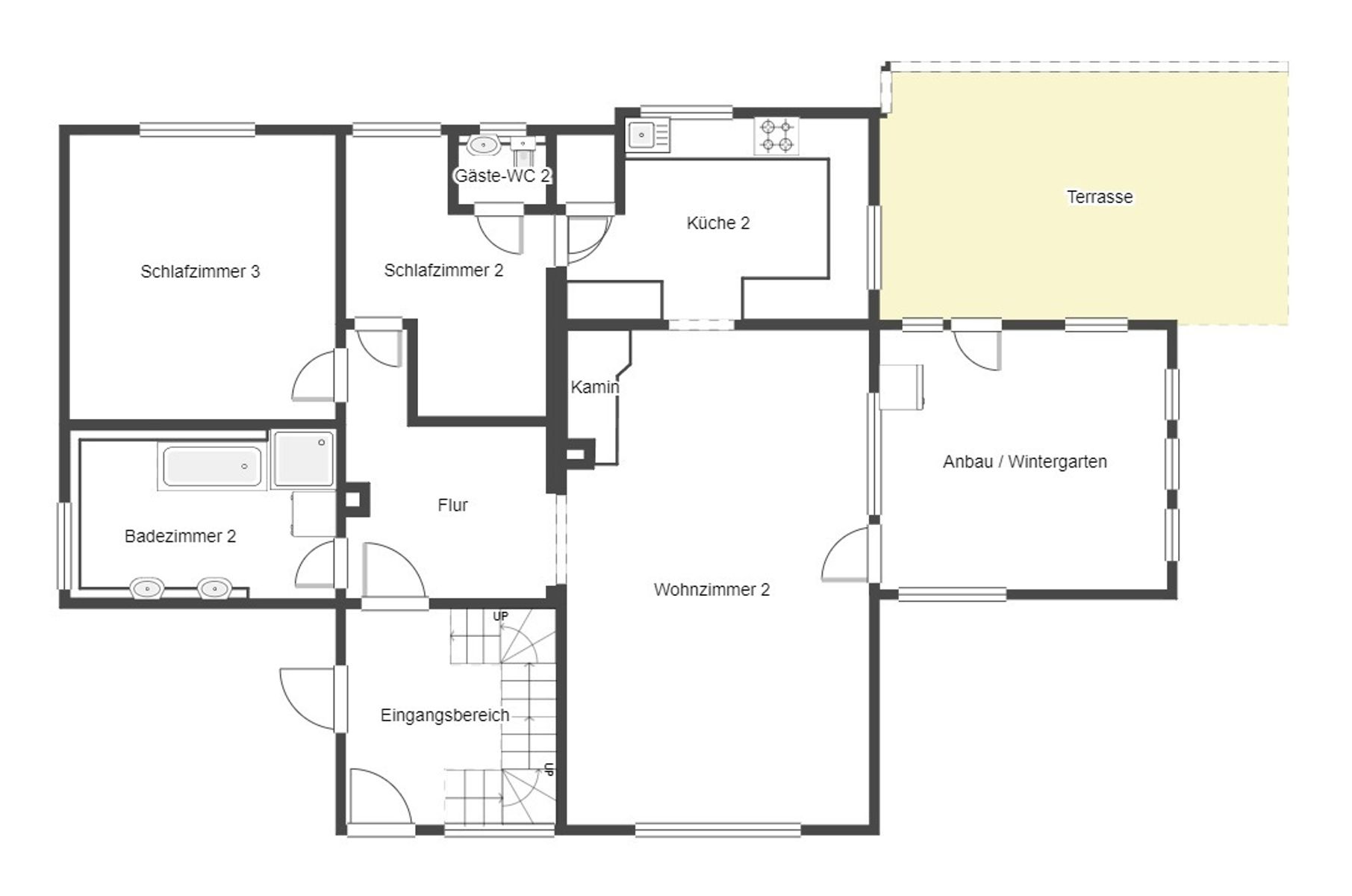 Mehrfamilienhaus zum Kauf 495.000 € 7 Zimmer 170 m²<br/>Wohnfläche 998,1 m²<br/>Grundstück Unterhaugstett Bad Liebenzell 75378