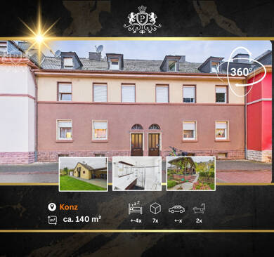 Mehrfamilienhaus zum Kauf 322.000 € 6 Zimmer 140 m² 575 m² Grundstück Konz Konz 54329