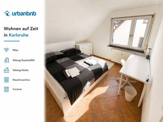 Studio zur Miete auf Zeit 600 € 1 Zimmer 16 m² frei ab 29.11.2026 Hohenbergstraße Wolfartsweier Wolfartsweier 76228