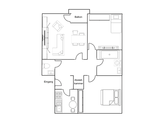 Wohnung zur Miete 900 € 3 Zimmer 69 m² Geschoss 1/3 frei ab 01.11.2026 Röthenbach b Schweinau Südwestliche Außenstadt 90449