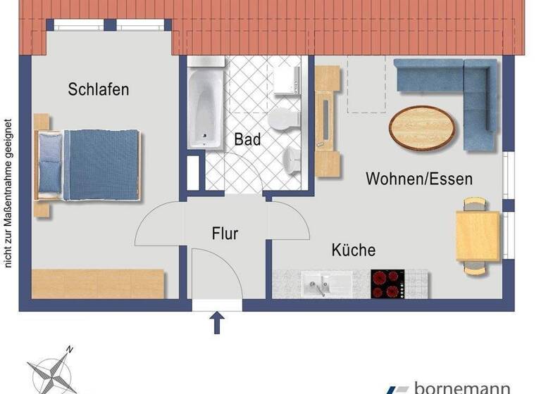 Wohnung zum Kauf 139.000 € 2 Zimmer 43,8 m² Leerstetten Schwanstetten 90596