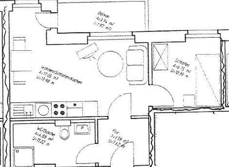 Wohnung zum Kauf provisionsfrei als Kapitalanlage geeignet 64.000 € 1,5 Zimmer 34,2 m²<br/>Wohnfläche Innenstadt Dessau-Roßlau 06844