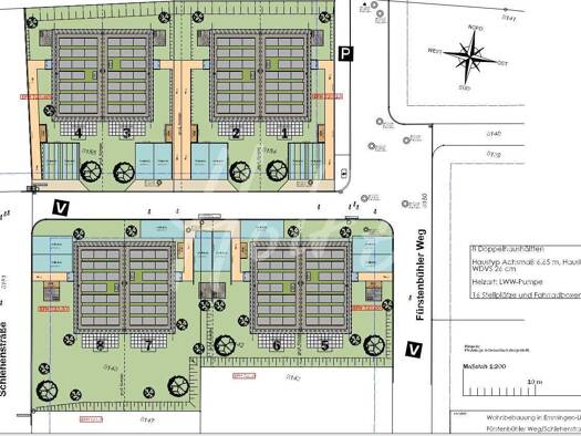 Doppelhaushälfte zum Kauf - Erstbezug provisionsfrei 302.000 € 3 Zimmer 72 m² 268 m² Grundstück Haus 1 - Fürstenbühlweg X Liptingen 78576
