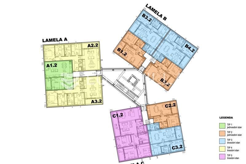 Wohnung zum Kauf 160.500 € 1 Zimmer 64 m²<br/>Wohnfläche 3.<br/>Geschoss Bacina 20340