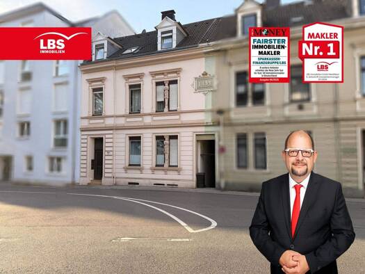 Stadthaus zum Kauf 400.000 € 10 Zimmer 250 m² 580 m² Grundstück frei ab sofort Solingen-Mitte Solingen 42651