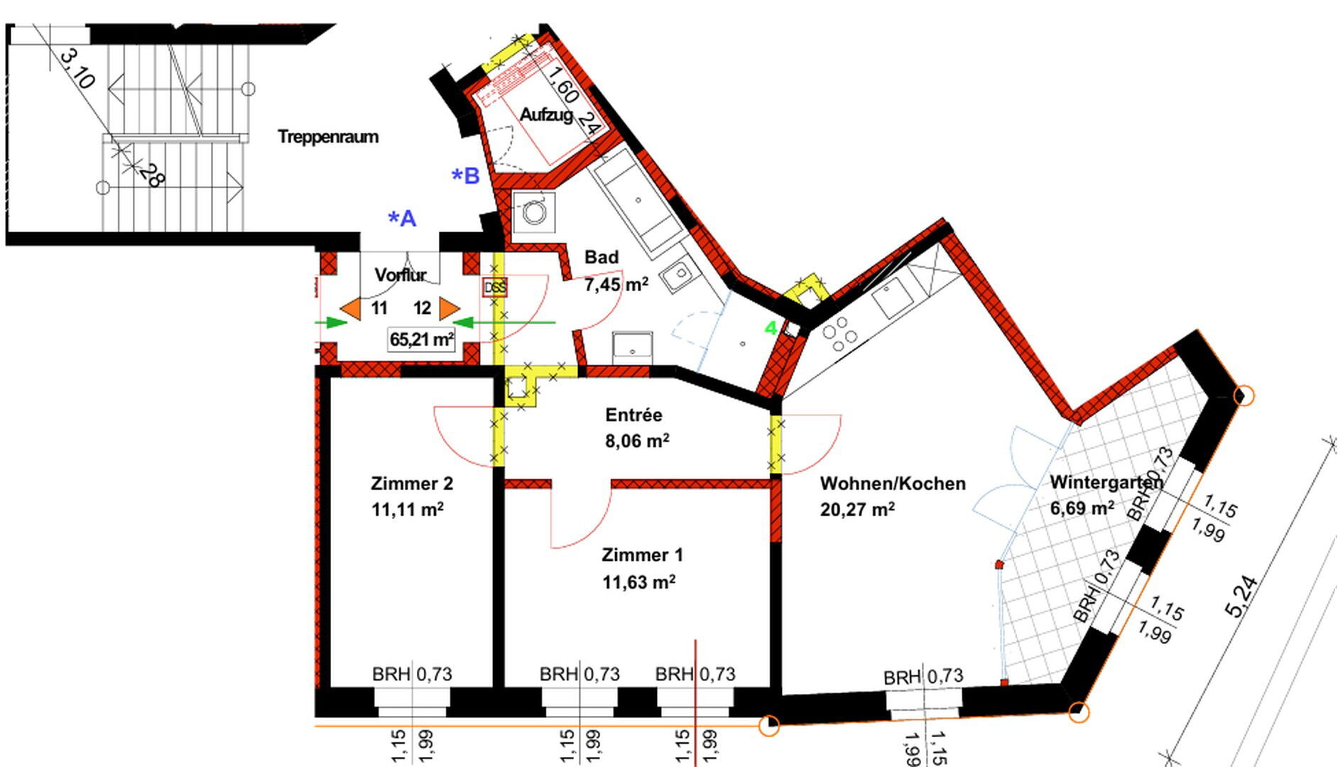 Wohnung zur Miete 990 € 3 Zimmer 65,2 m²<br/>Wohnfläche 3.<br/>Geschoss 01.01.2025<br/>Verfügbarkeit Gohliser Str. 32 Gohlis - Süd Leipzig 04155