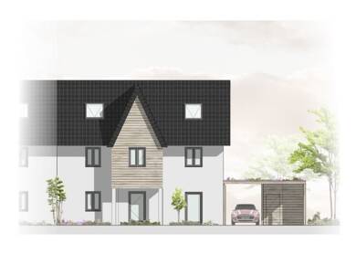 Doppelhaushälfte zum Kauf - Neubau provisionsfrei 495.000 € 6 Zimmer 149 m² 190 m² Grundstück Böbbingweg 33 Cappel Lippstadt 59556