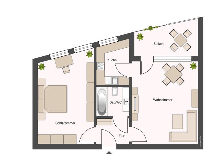 Wohnung zum Kauf 598.000 € 2 Zimmer 50 m²<br/>Wohnfläche 2.<br/>Geschoss Au-Haidhausen München 81667