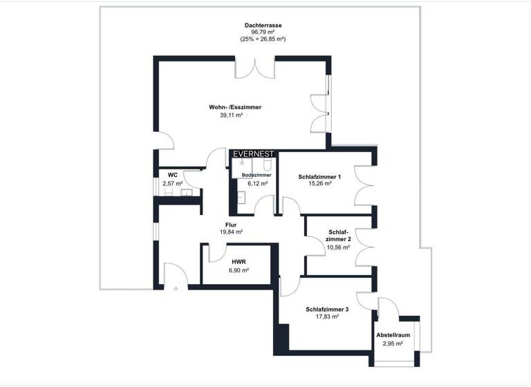 Penthouse zum Kauf 449.900 € 3 Zimmer 149,6 m² Hessisch Oldendorf 31840
