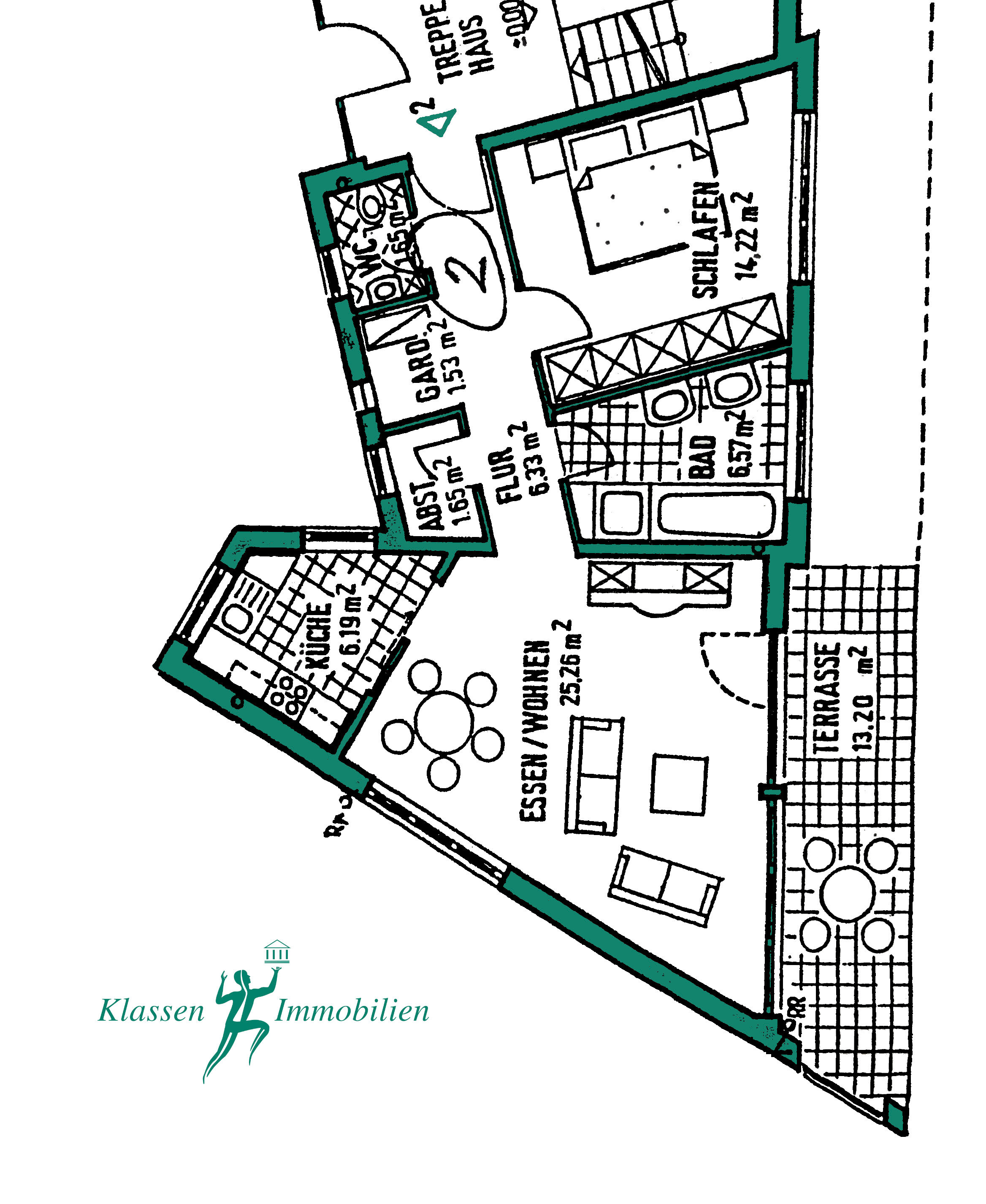 Wohnung zum Kauf 189.000 € 2 Zimmer 68 m²<br/>Wohnfläche Aulendorf Aulendorf 88326