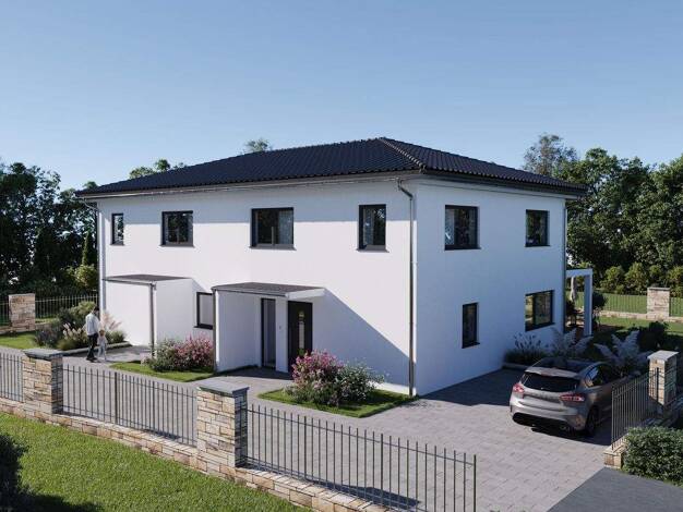 Doppelhaushälfte zum Kauf - Erstbezug provisionsfrei 470.000 € 5 Zimmer 132,9 m² 326 m² Grundstück frei ab 01.03.2027 Eltingshausen Oerlenbach 97714