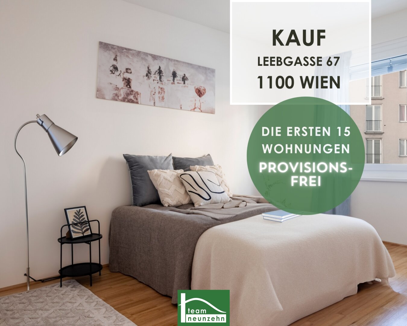 Wohnung zum Kauf provisionsfrei 424.900 € 2 Zimmer 51,1 m²<br/>Wohnfläche 6.<br/>Geschoss Leebgasse 67 Wien 1100