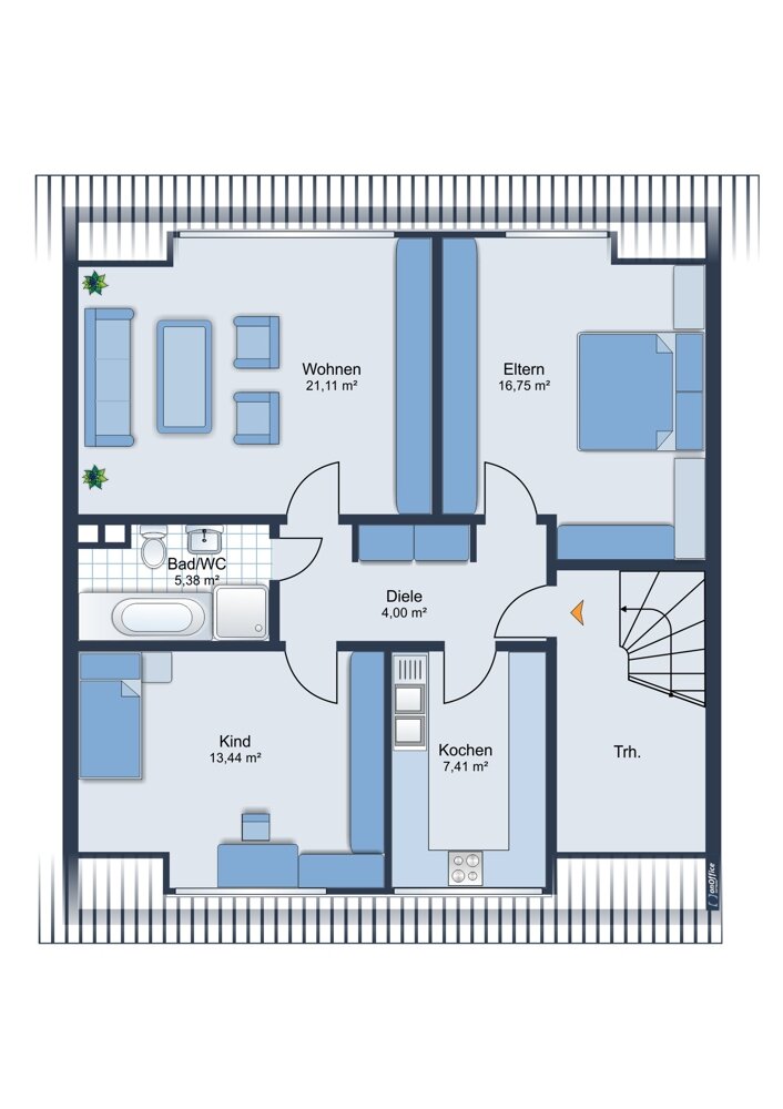 Wohnung zum Kauf 110.000 € 3 Zimmer 68 m²<br/>Wohnfläche Hardterbroich - Pesch Mönchengladbach / Hardterbroich-Pesch 41065