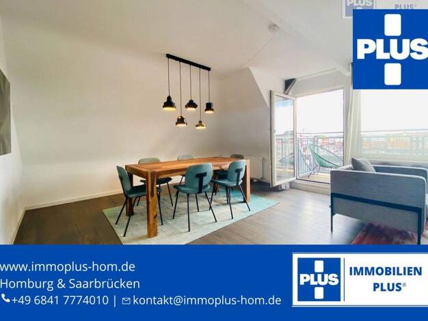 Wohnung zur Miete 890 € 2 Zimmer 65 m² 3. Geschoss frei ab 01.04.2026 Homburg 66424