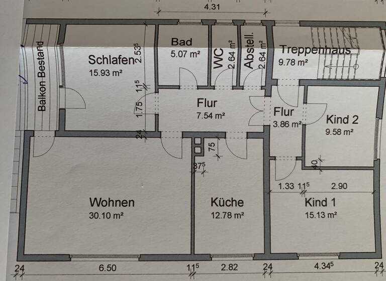 Wohnung zur Miete 1.000 € 4 Zimmer 110 m² 1. Geschoss frei ab 15.05.2026 Lingenfeld 67360