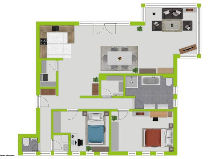 Wohnung zum Kauf 465.000 € 3 Zimmer 123,2 m² EG Grubweg Passau 94034