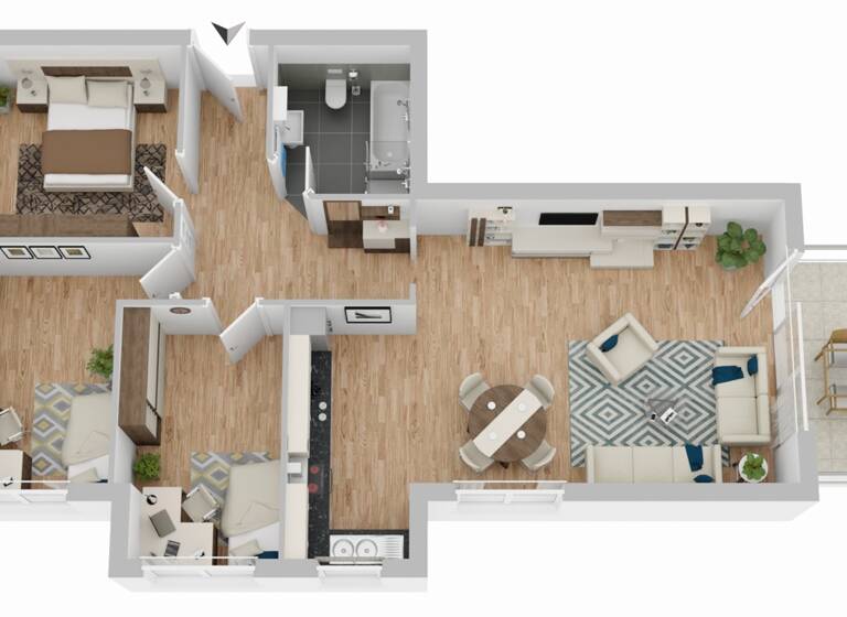 Wohnung zum Kauf 289.000 € 4 Zimmer 95,2 m² Ersingen Kämpfelbach 75236