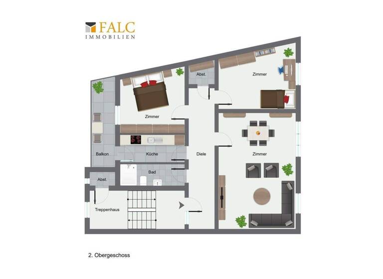 Wohnung zur Miete 650 € 3 Zimmer 92 m² 2. Geschoss Westerholt Herten 45701