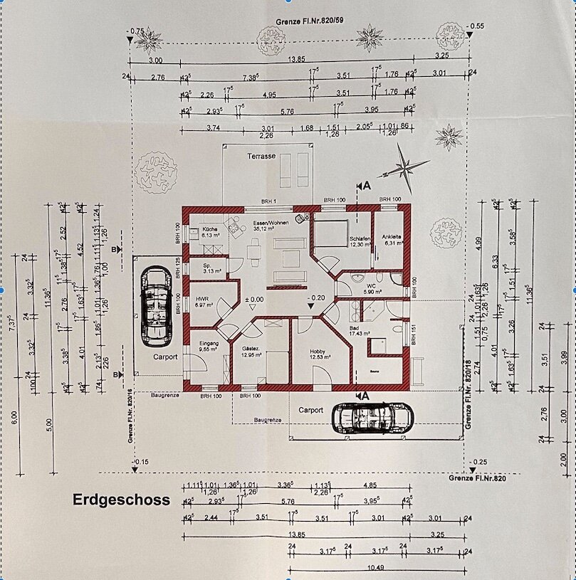 Bungalow zum Kauf 530.000 € 4 Zimmer 122 m²<br/>Wohnfläche 512 m²<br/>Grundstück Flachslanden Flachslanden 91604