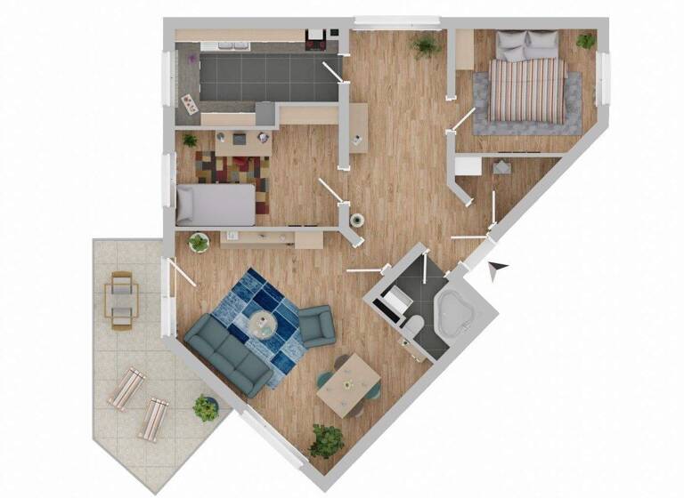 Wohnung zum Kauf 192.500 € 3 Zimmer 79,6 m² Gevelsberg 58285