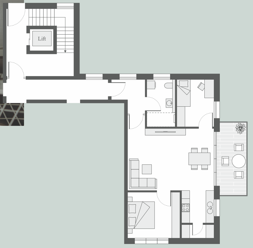 Wohnung zum Kauf provisionsfrei 334.000 € 3 Zimmer 79,5 m²<br/>Wohnfläche 2.<br/>Geschoss Schlossstraße 1 (Martinstr. 9b) Bonndorf Bonndorf im Schwarzwald 79848