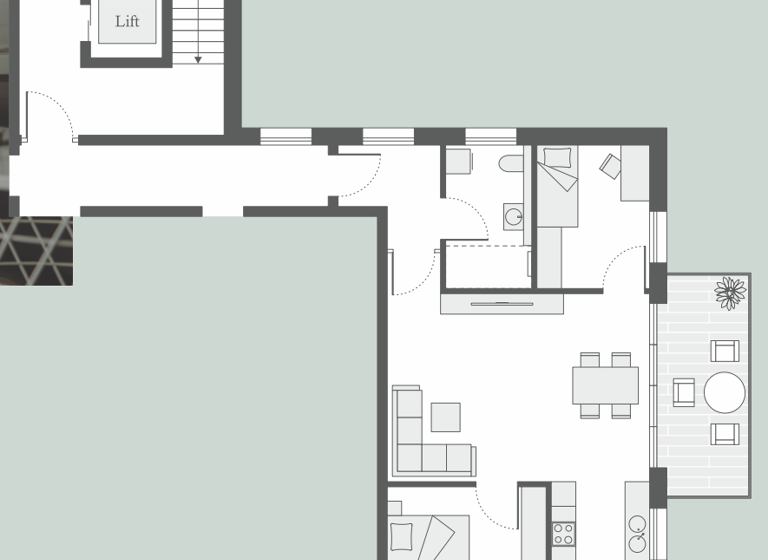 Wohnung zum Kauf provisionsfrei 334.000 € 3 Zimmer 79,5 m²<br/>Wohnfläche 2.<br/>Geschoss Schlossstraße 1 (Martinstr. 9b) Bonndorf Bonndorf im Schwarzwald 79848