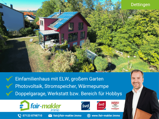 Einfamilienhaus zum Kauf 999.000 € 6 Zimmer 220 m² 1.253 m² Grundstück Dettingen an der Erms 72581