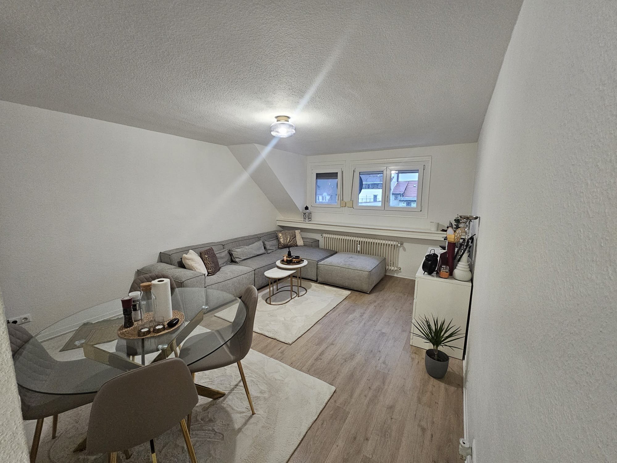 Wohnung zur Miete 510 € 2 Zimmer 45,6 m²<br/>Wohnfläche 5.<br/>Geschoss Südstadt - Südlicher Teil Karlsruhe 76137