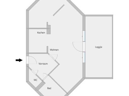 Wohnung zur Miete 815 € 1,5 Zimmer 48,2 m² 1. Geschoss Langenzersdorf 2103