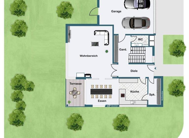 Villa zum Kauf 3.150.000 € 8 Zimmer 362 m² 547 m² Grundstück Kalbach-Riedberg Frankfurt am Main 60438