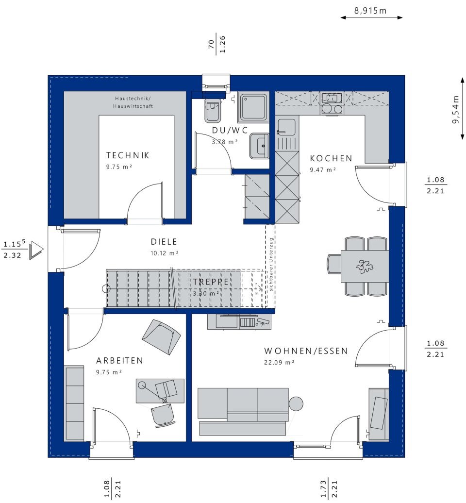 Haus zum Kauf 478.391 € 6 Zimmer 135 m²<br/>Wohnfläche 510 m²<br/>Grundstück Gelchsheim Gelchsheim 97255