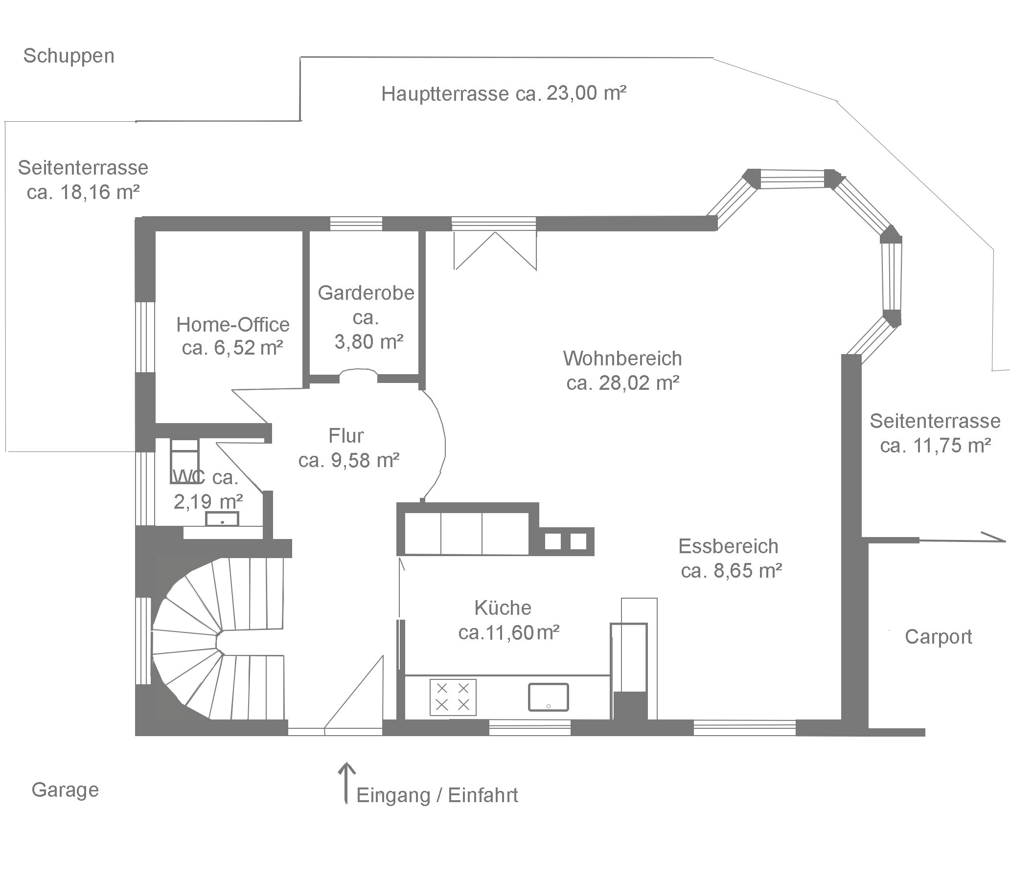 Einfamilienhaus zum Kauf 1.450.000 € 5 Zimmer 170 m²<br/>Wohnfläche 535 m²<br/>Grundstück ab sofort<br/>Verfügbarkeit Oberbiberg Oberhaching 82041