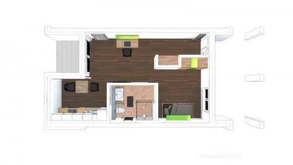 Studio zur Miete 900 € 1 Zimmer 42,5 m²<br/>Wohnfläche 1.<br/>Geschoss 16.01.2025<br/>Verfügbarkeit Haydnstraße 4 Lemgo Lemgo 32657