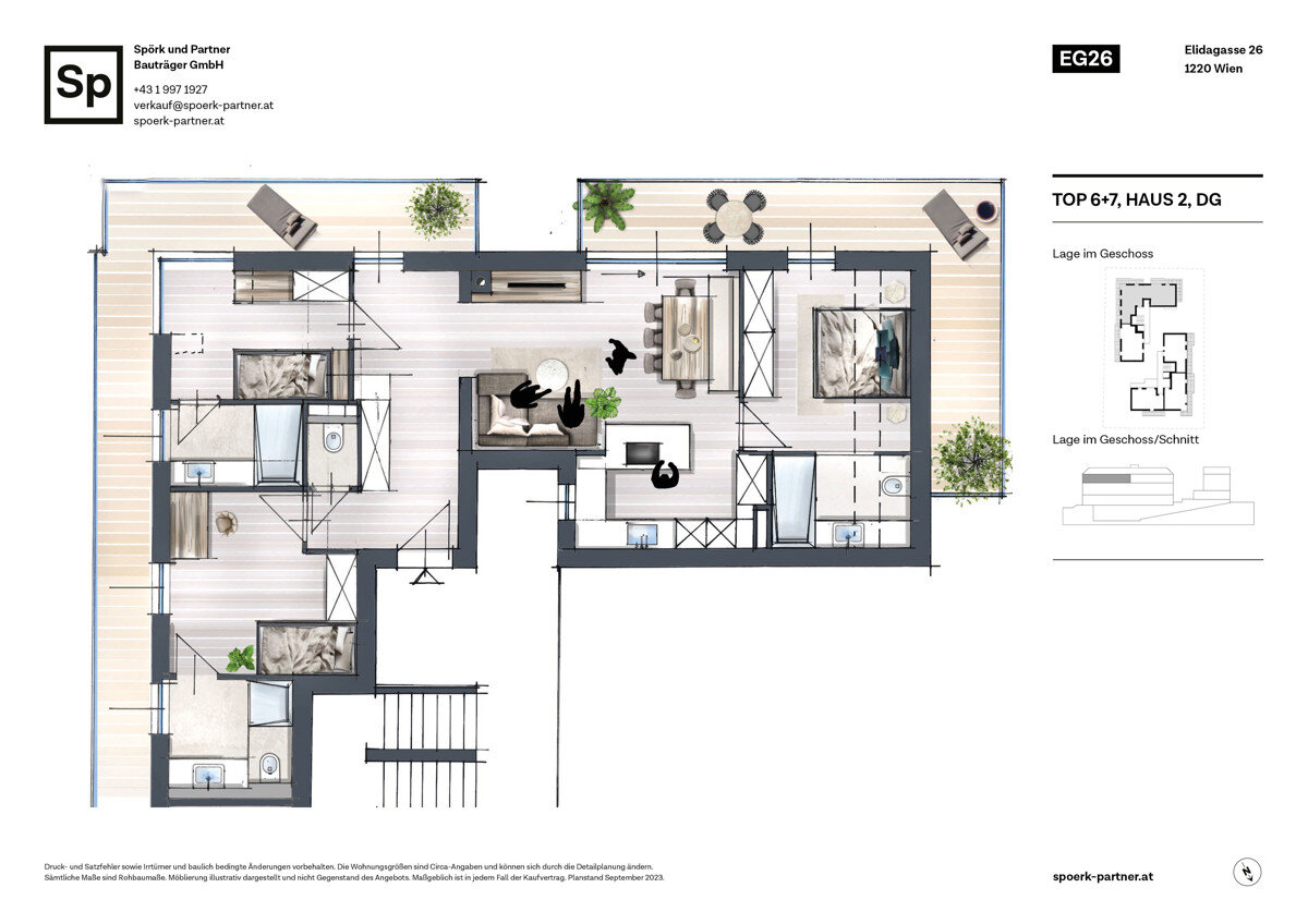 Wohnung zum Kauf 863.000 € 4 Zimmer 92,4 m²<br/>Wohnfläche 2.<br/>Geschoss Elidagasse 26 Wien 1220